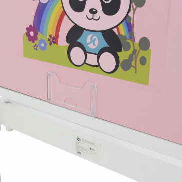 Кровать детская 1-секционная неподвижная Med-Mos Тип 3 вариант 3.1 DM-0124S-01 (белый) ТУ 32.50.30-21-98238288-2020 с матрасом - 3